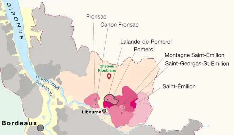 Carte Lalande de Pomerol